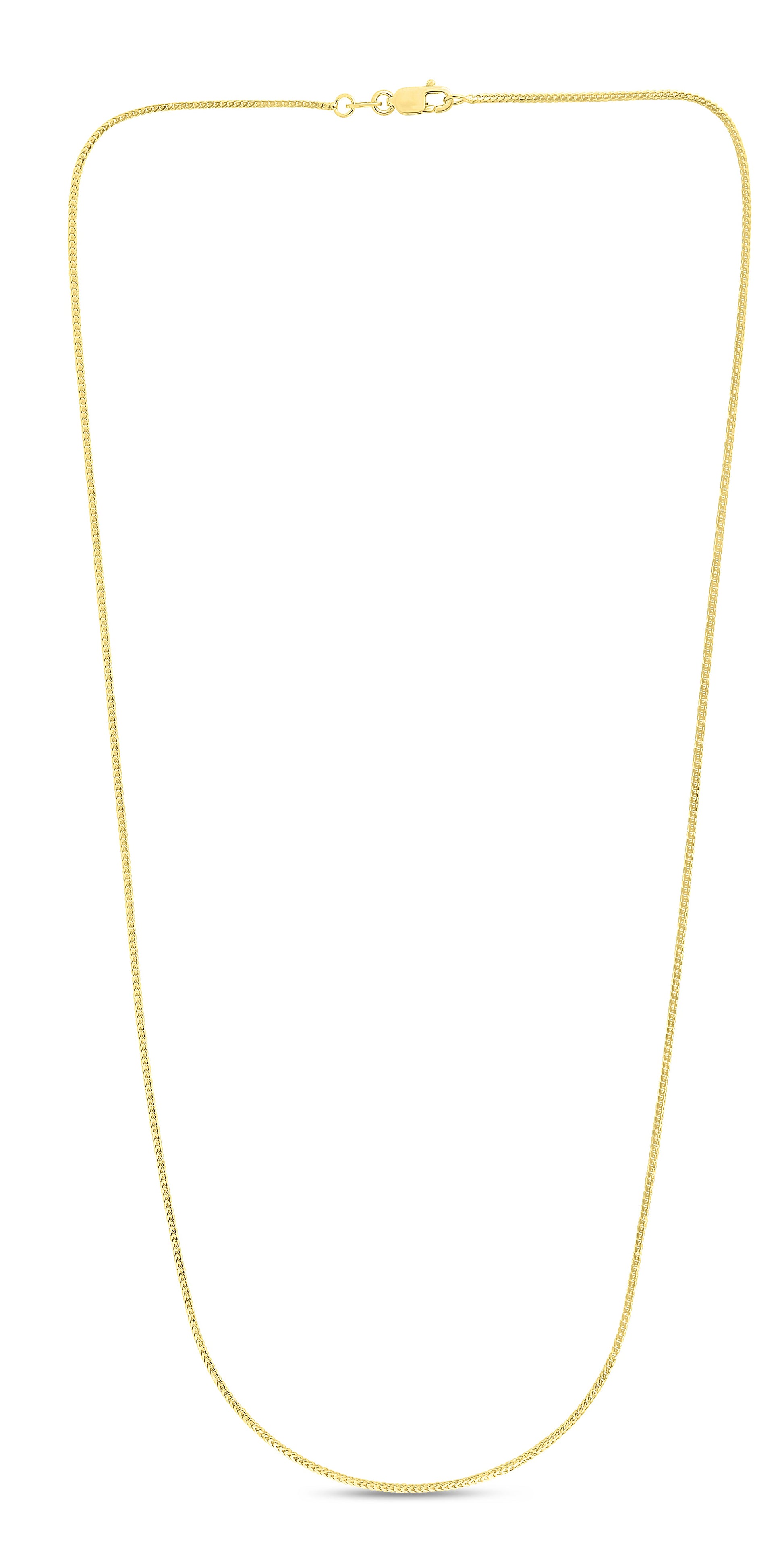 Royal Chain 14K Gold .9mm Franco Chain FR030