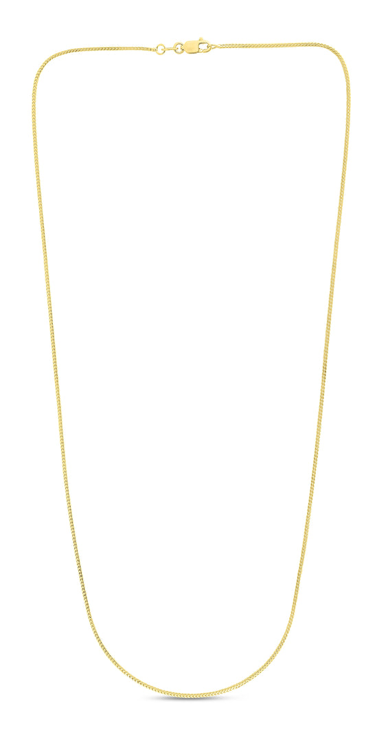 Royal Chain 14K Gold .9mm Franco Chain FR030