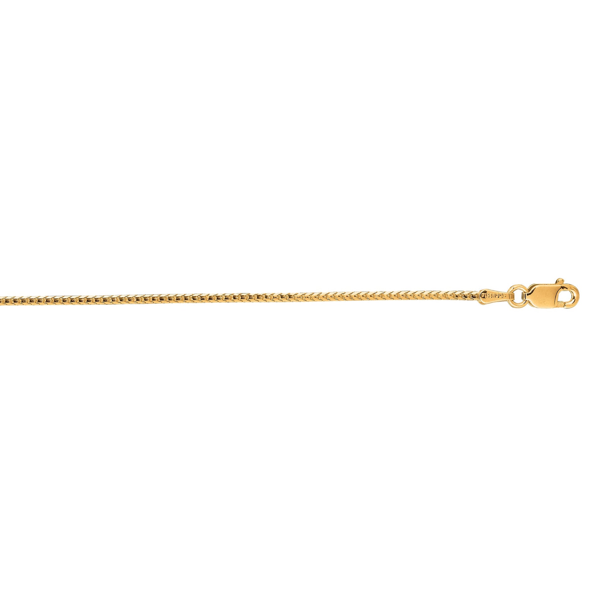 Royal Chain 14K Gold 1.2mm Franco Chain FR040