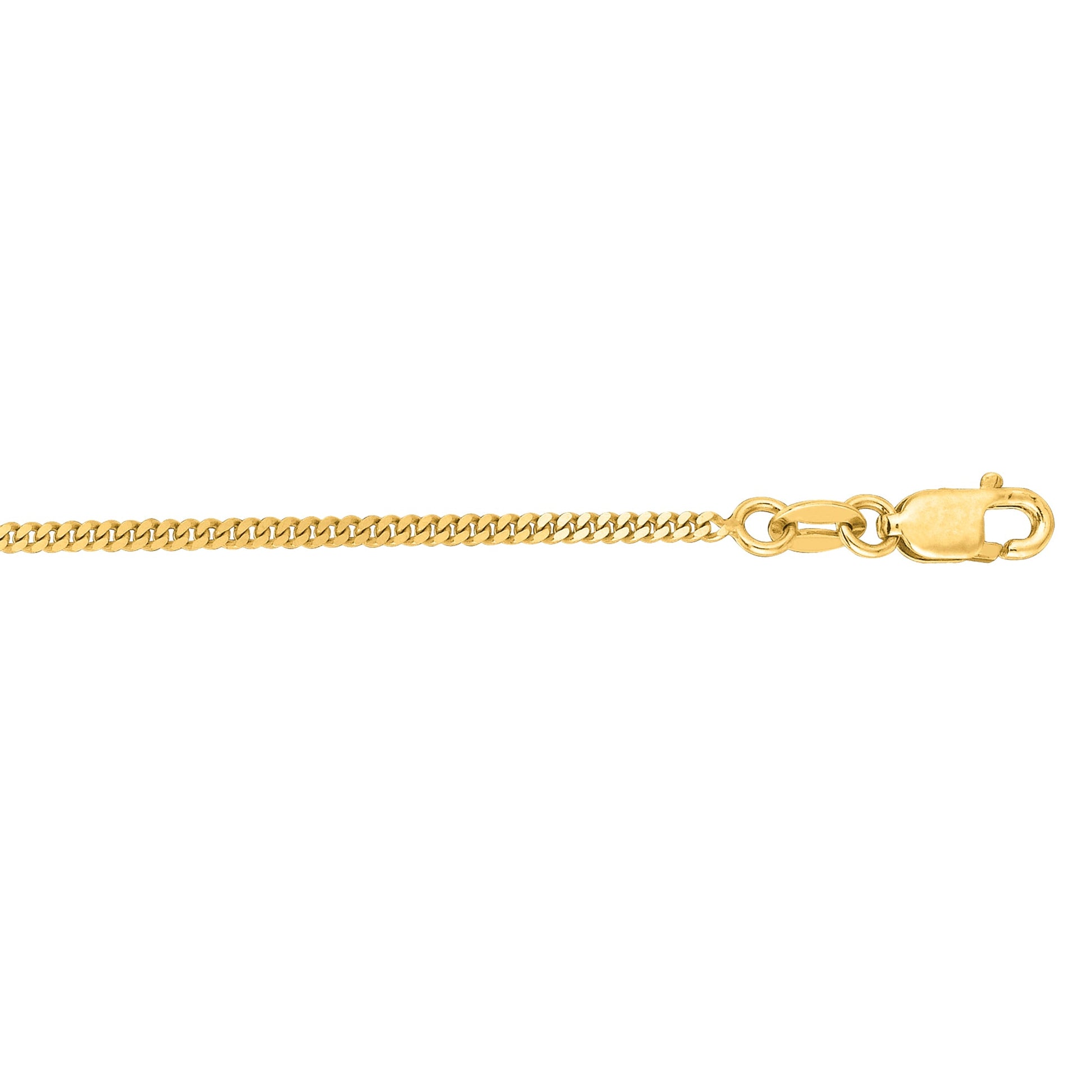 Royal Chain 14K Gold 1.4mm Gourmette Chain GR040