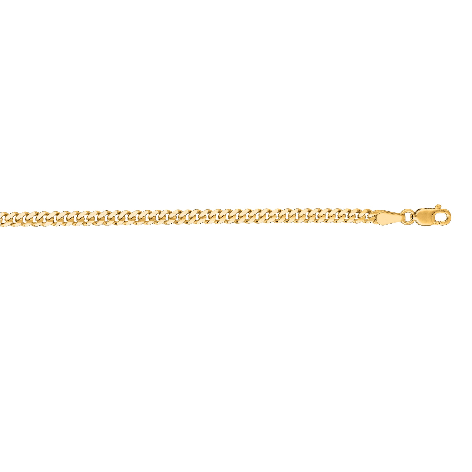 Royal Chain 14K 3.3mm Gourmette Chain GR090