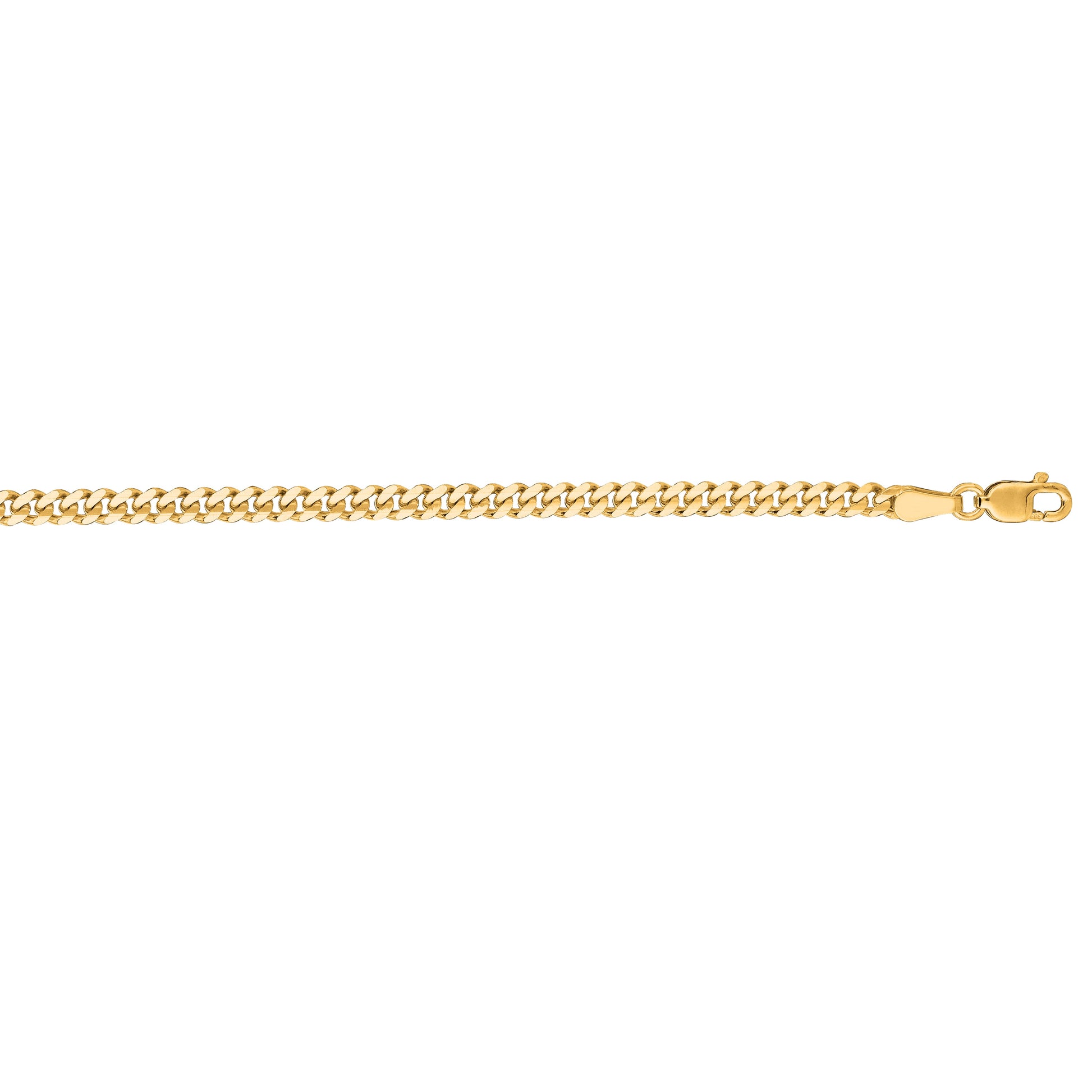 Royal Chain 14K 3.6mm Gourmette Chain GR100