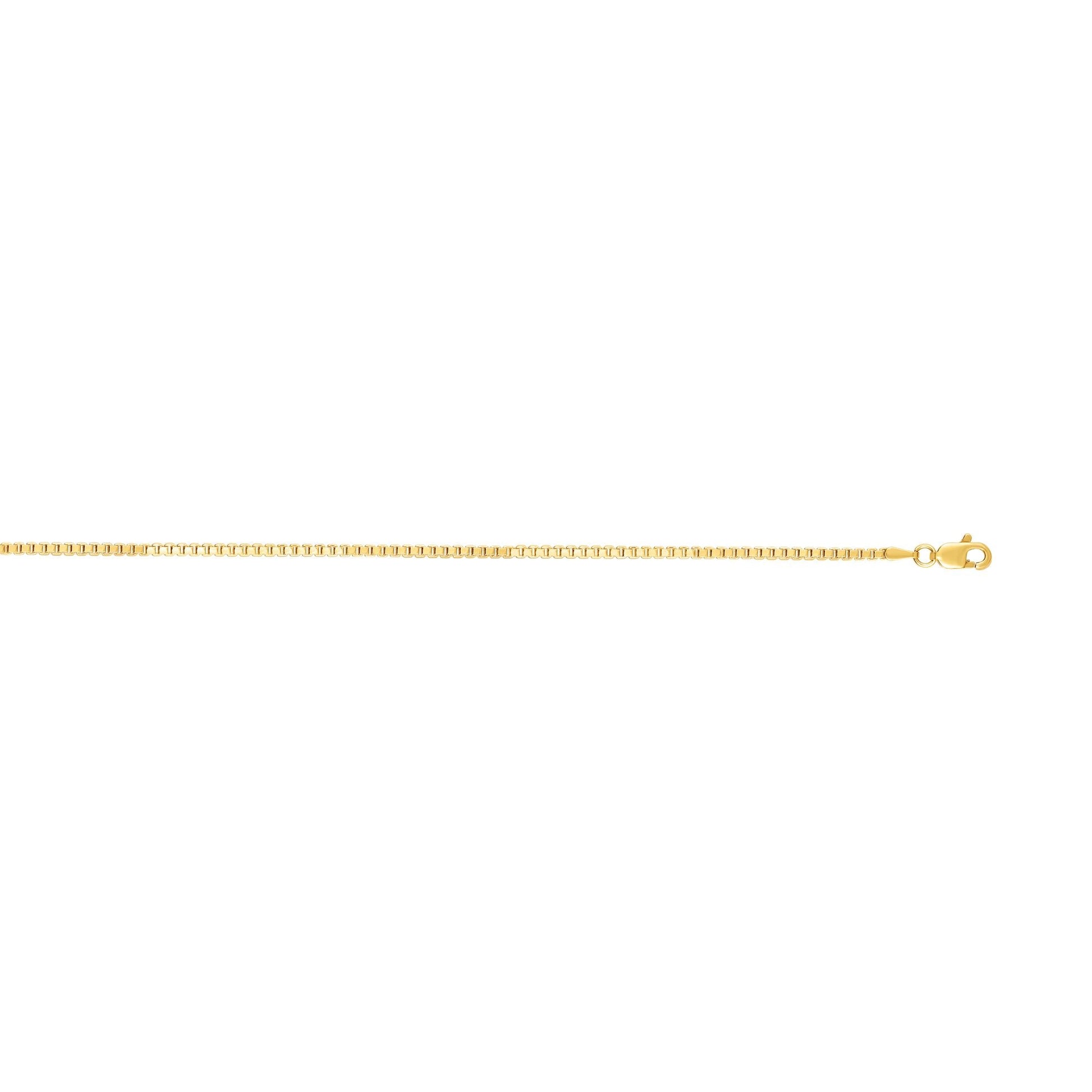 Royal Chain 14K Gold 1.8mm Semi-Solid Box Chain HBOX090