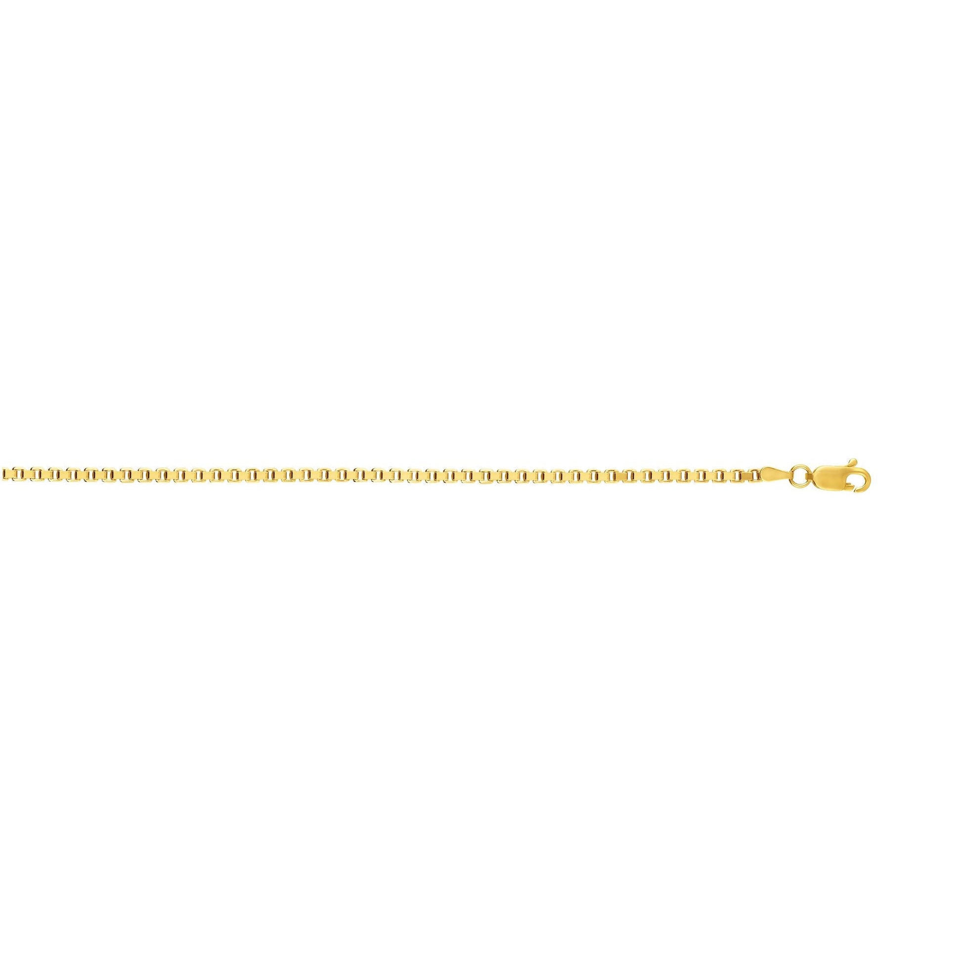 Royal Chain 14K Gold 2.5mm Semi-Solid Box Chain HBOX115