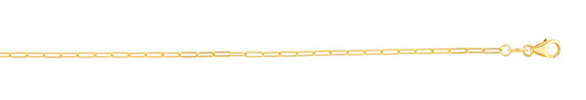 Royal Chain 18K Gold 1.5mm Paperclip Chain KPCLIP035