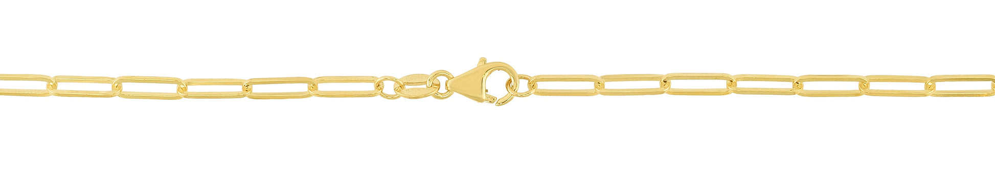 Royal Chain 18K Gold 2.5mm Paperclip Chain KPCLIP060