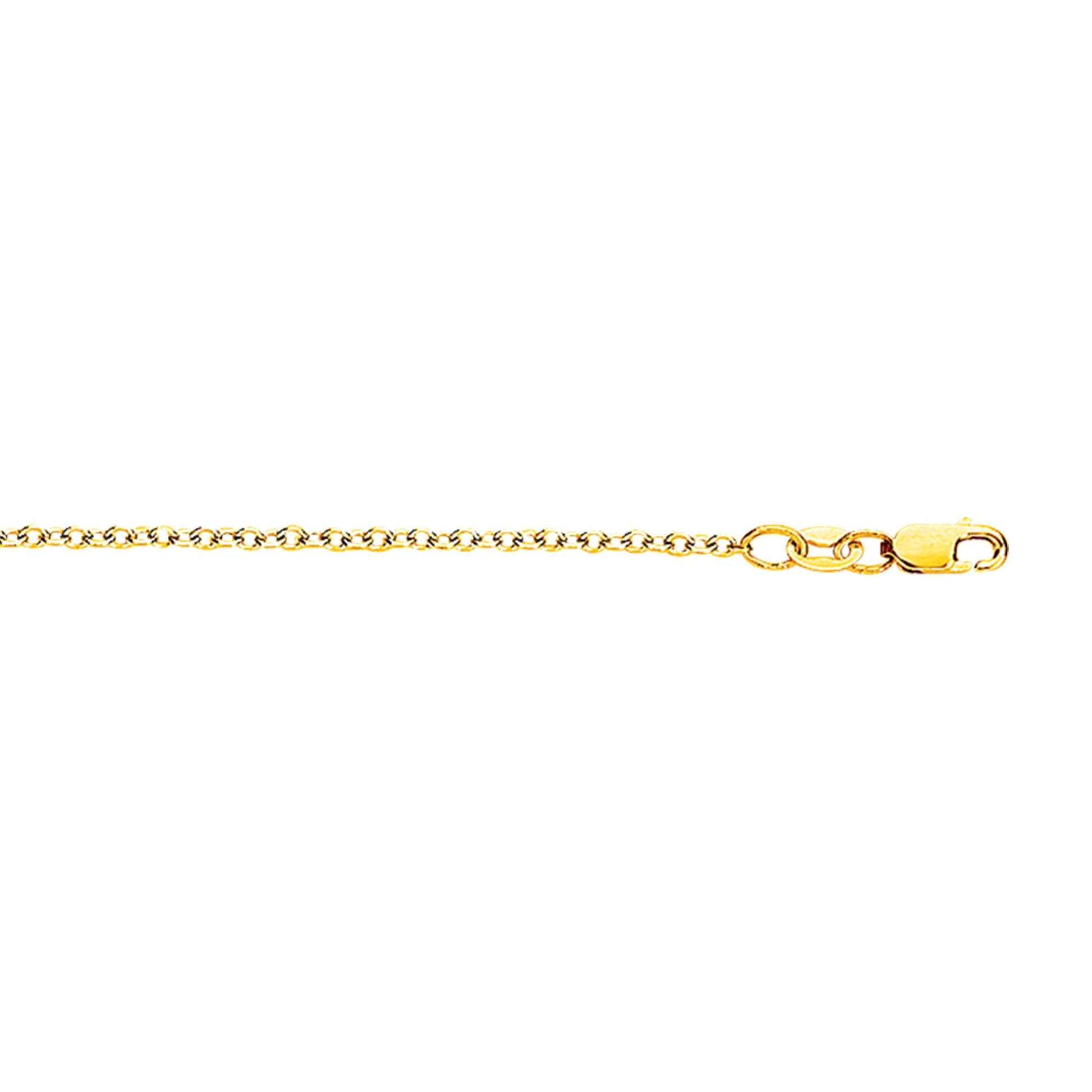 Royal Chain 18K Gold 1.5mm Cable Chain KRF035