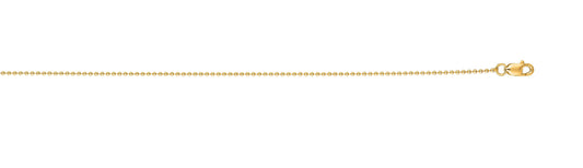 Royal Chain 18K Gold 2.5mm Bead Chain KSBD250