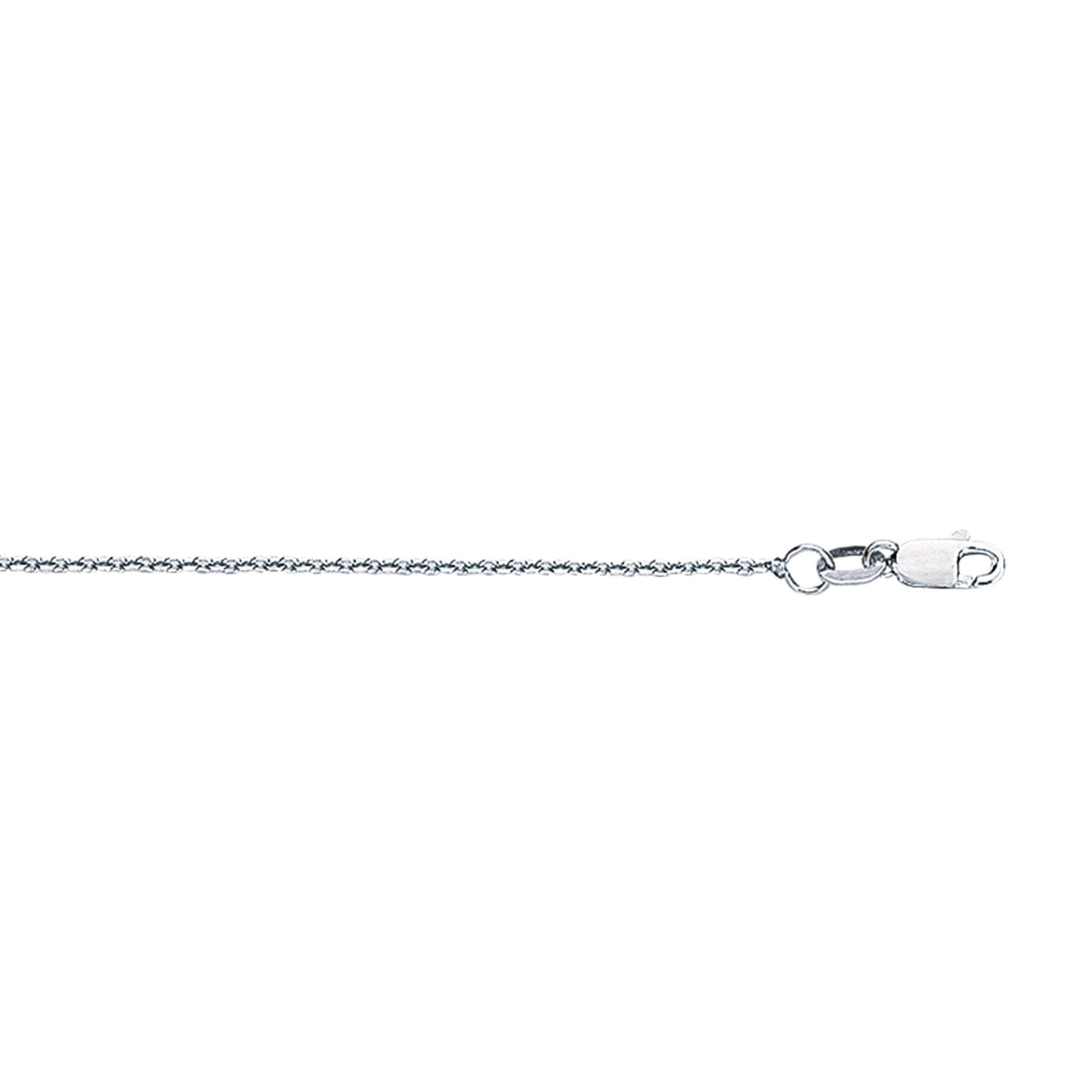 Royal Chain 18K Gold 1.1mm Diamond Cut Cable Chain KCB030