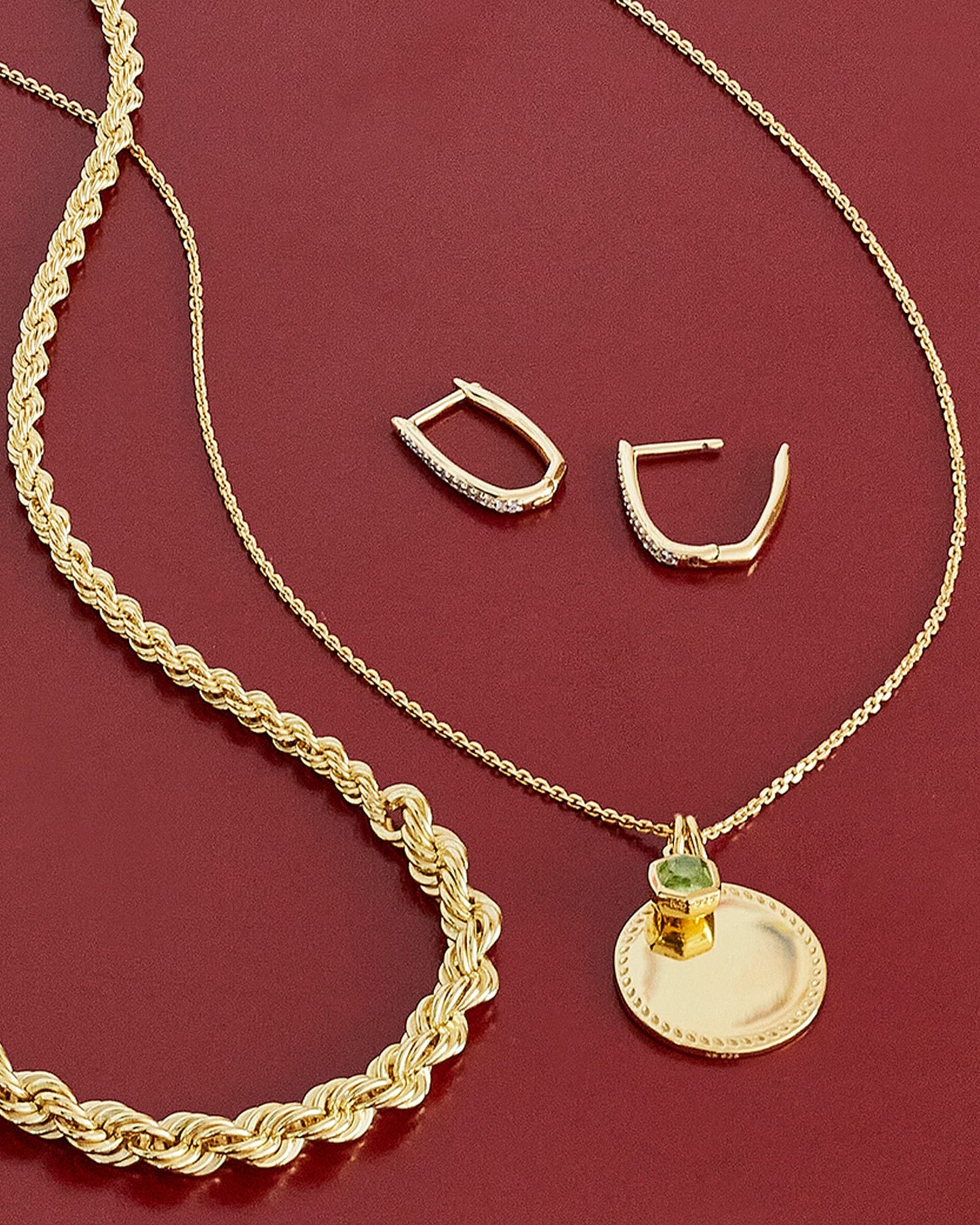 Aubree Charm in Sterling Silver & 18k Gold Vermeil
