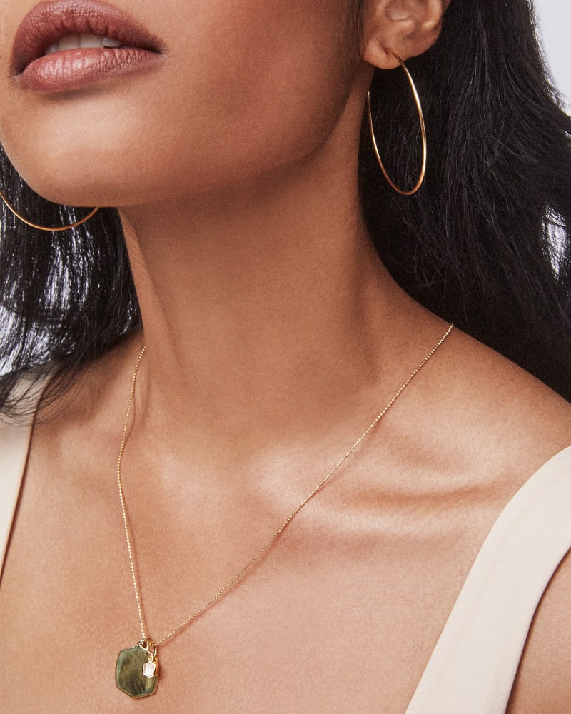 Davis Charm in 18k Gold Vermeil & Sterling Silver