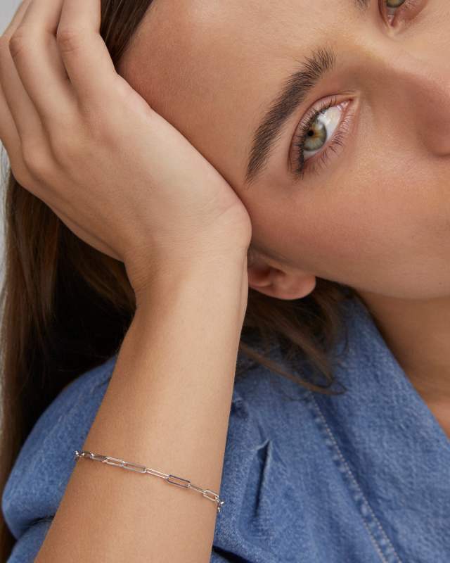 Courtney Paperclip Bracelet