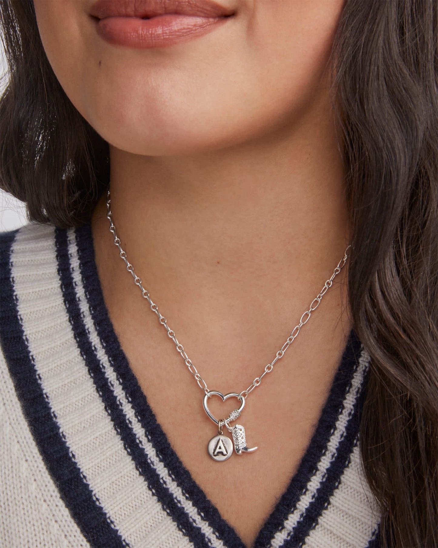 Cowboy Boot Accent Charm in 18k Gold Vermeil & Sterling Silver