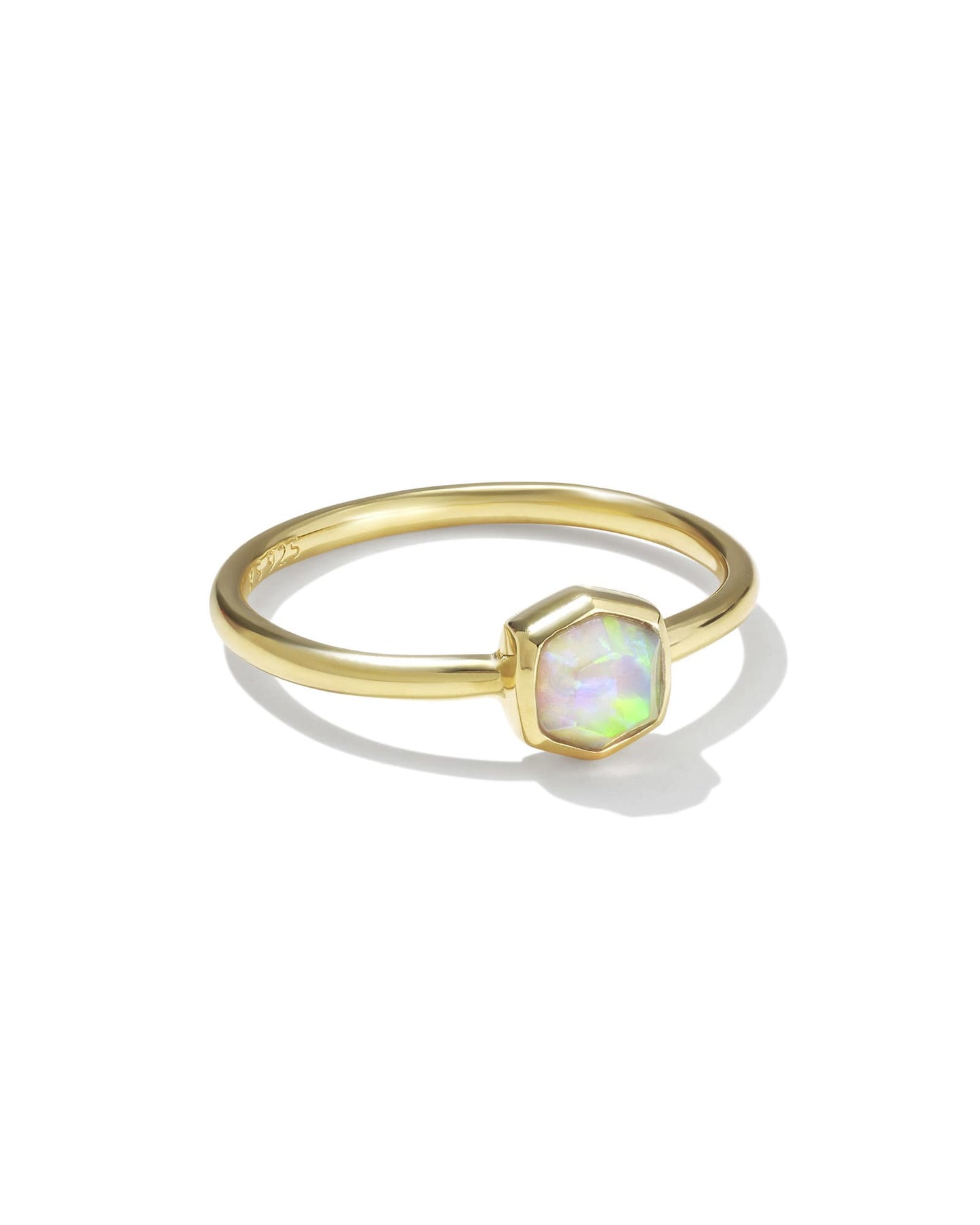 Davie 18k Gold Vermeil Band Ring