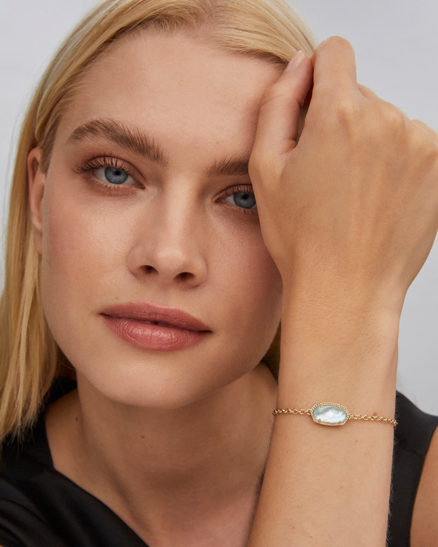 Elaina Chain Bracelet in Abalone Shell