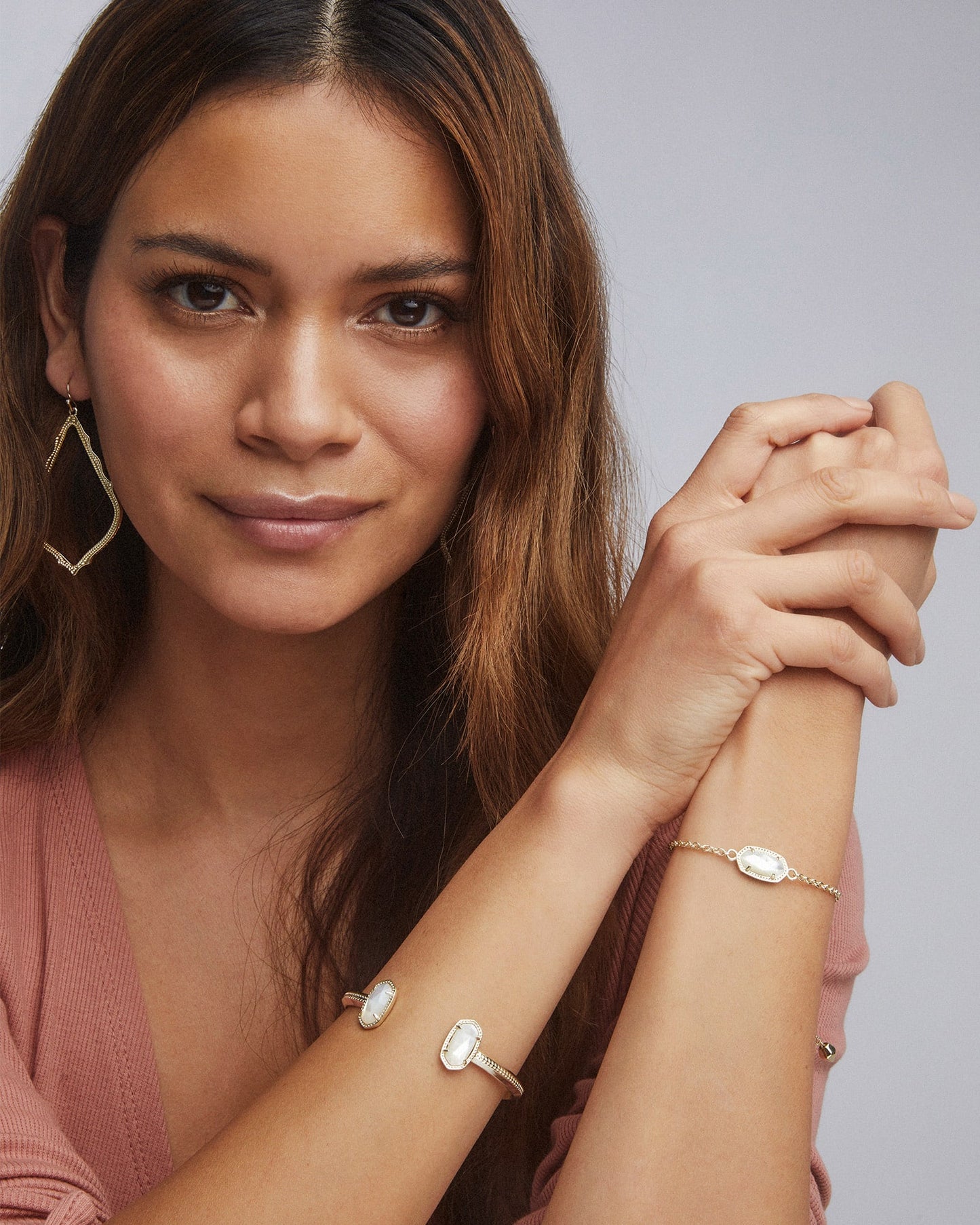 Elaina Chain Bracelet in Abalone Shell