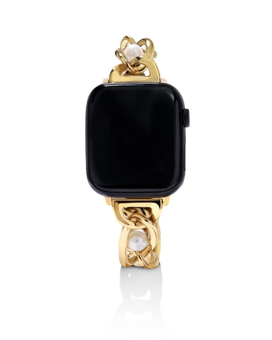 Giselle Gold Tone Stainless Steel Watch Band 9608880919