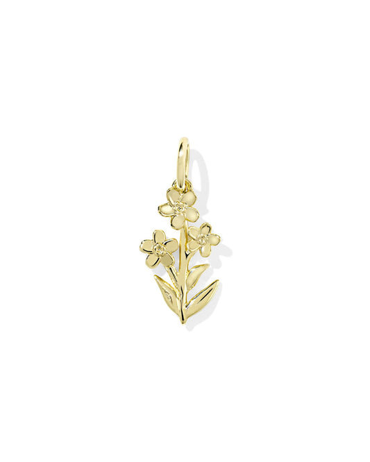 Lilah 18k Gold Vermeil & Sterling Silver Flower Charm