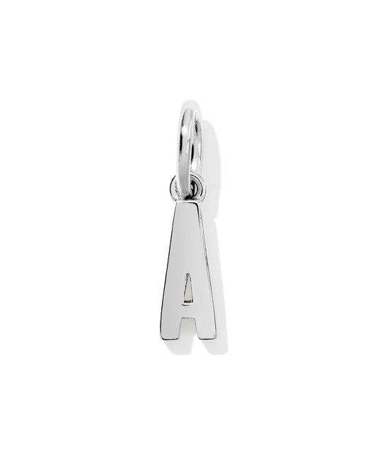 Metal Letter Sterling Silver Charm