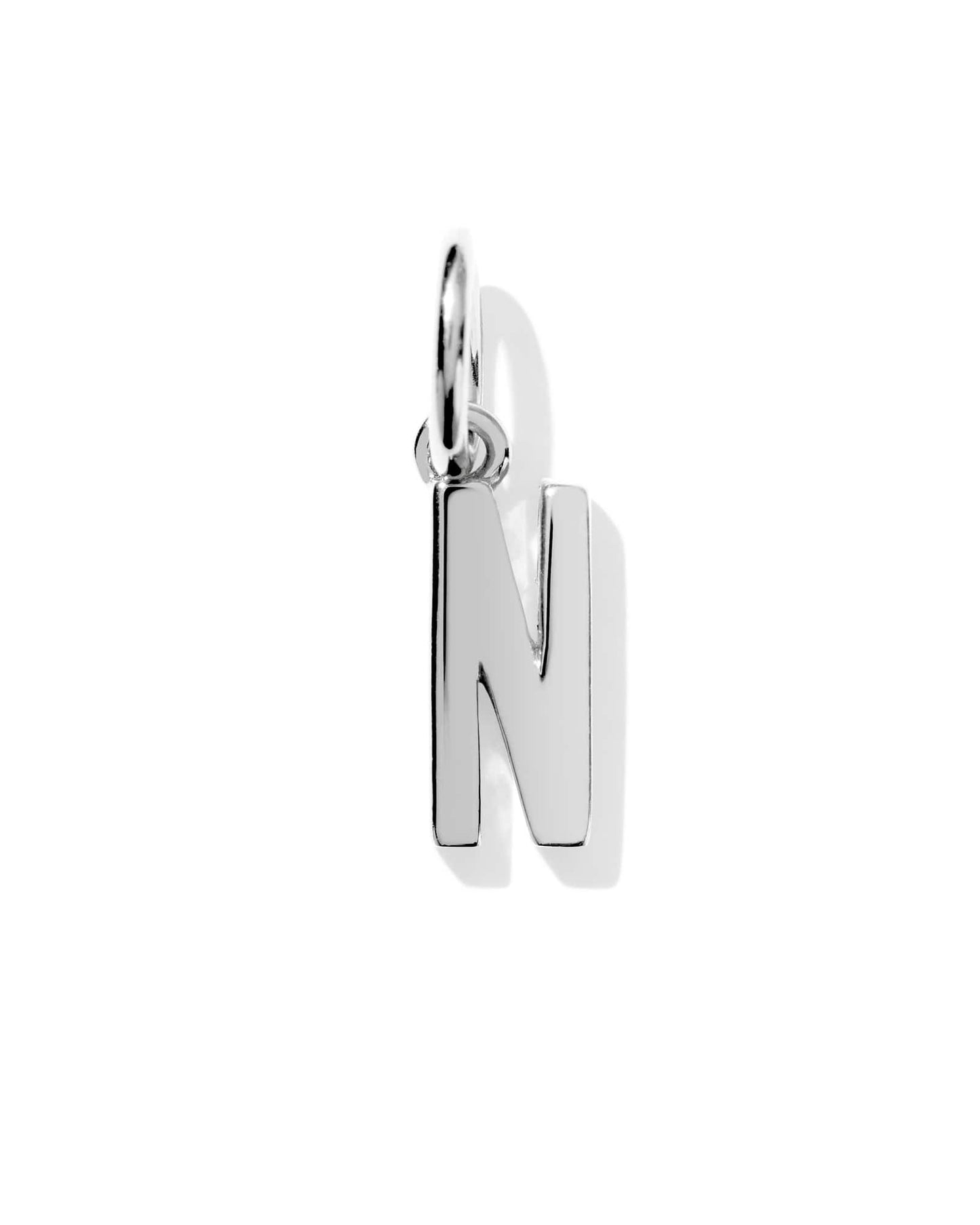 Metal Letter Sterling Silver Charm
