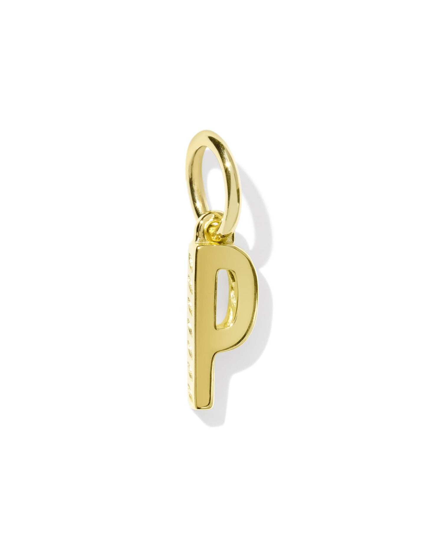 Metal Letter 18k Gold Vermeil Charm