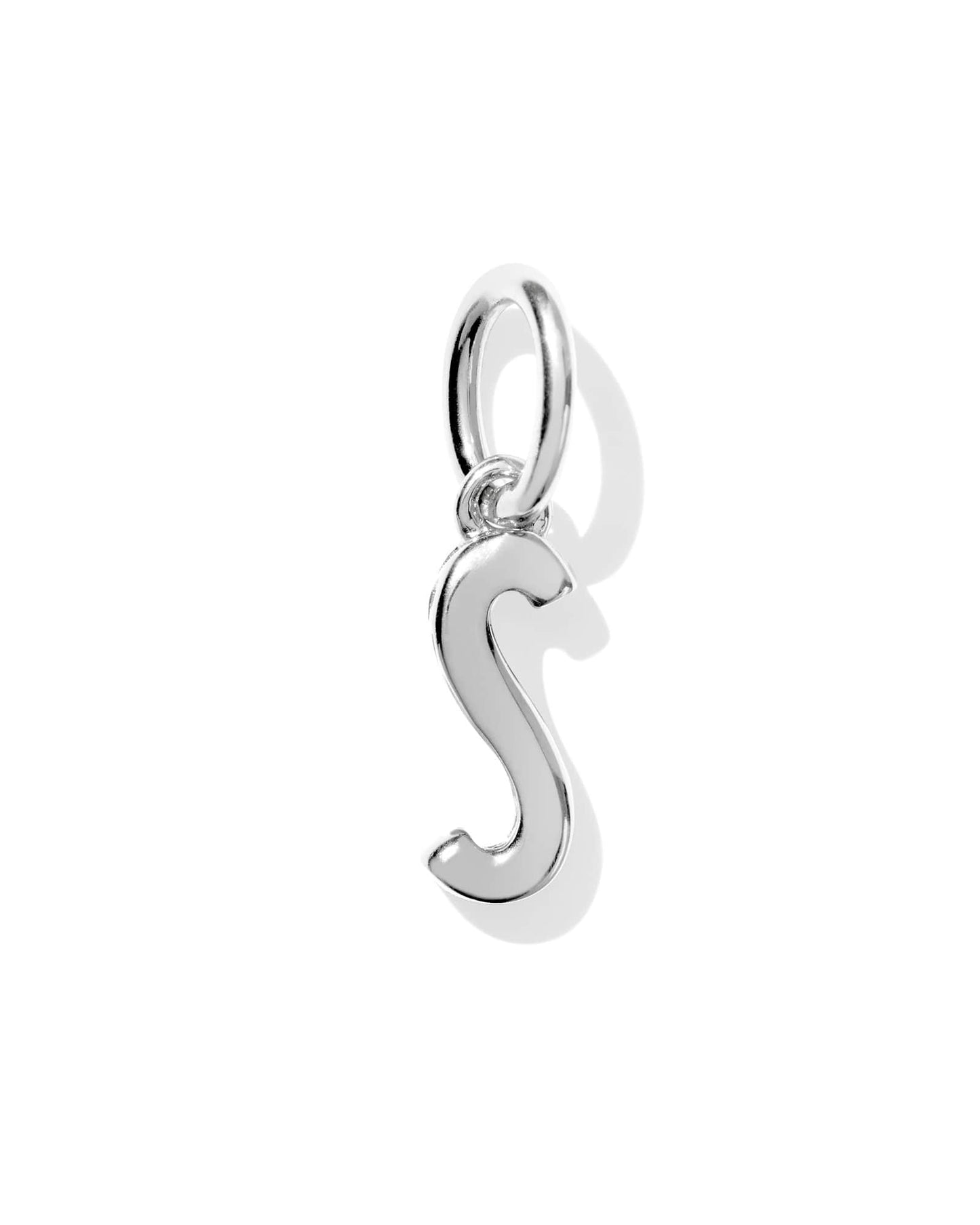 Metal Letter Sterling Silver Charm