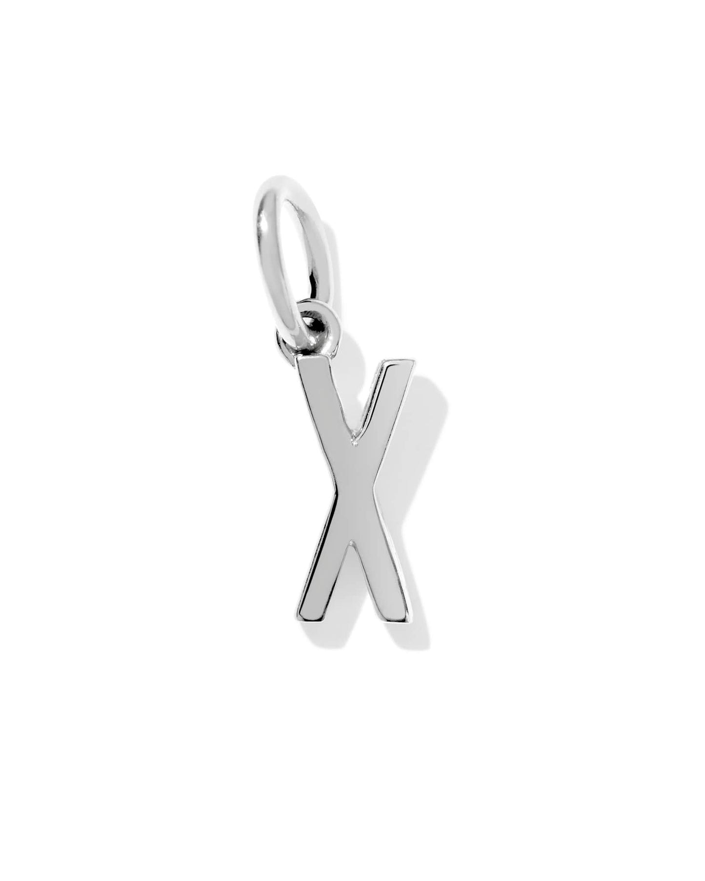 Metal Letter Sterling Silver Charm