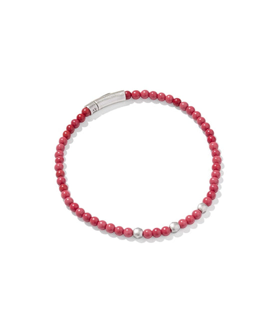 Otto Oxidized Sterling Beaded Bracelet