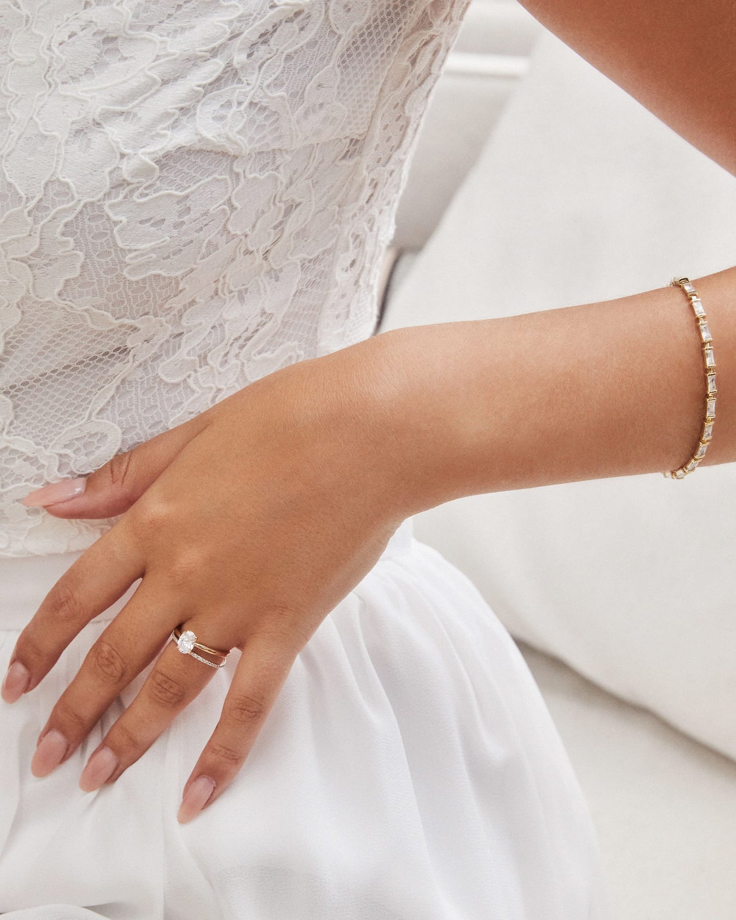 Pave Band Ring in 14k Gold