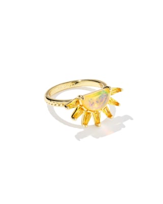 Samantha Sun Gold Band Ring 196088817224
