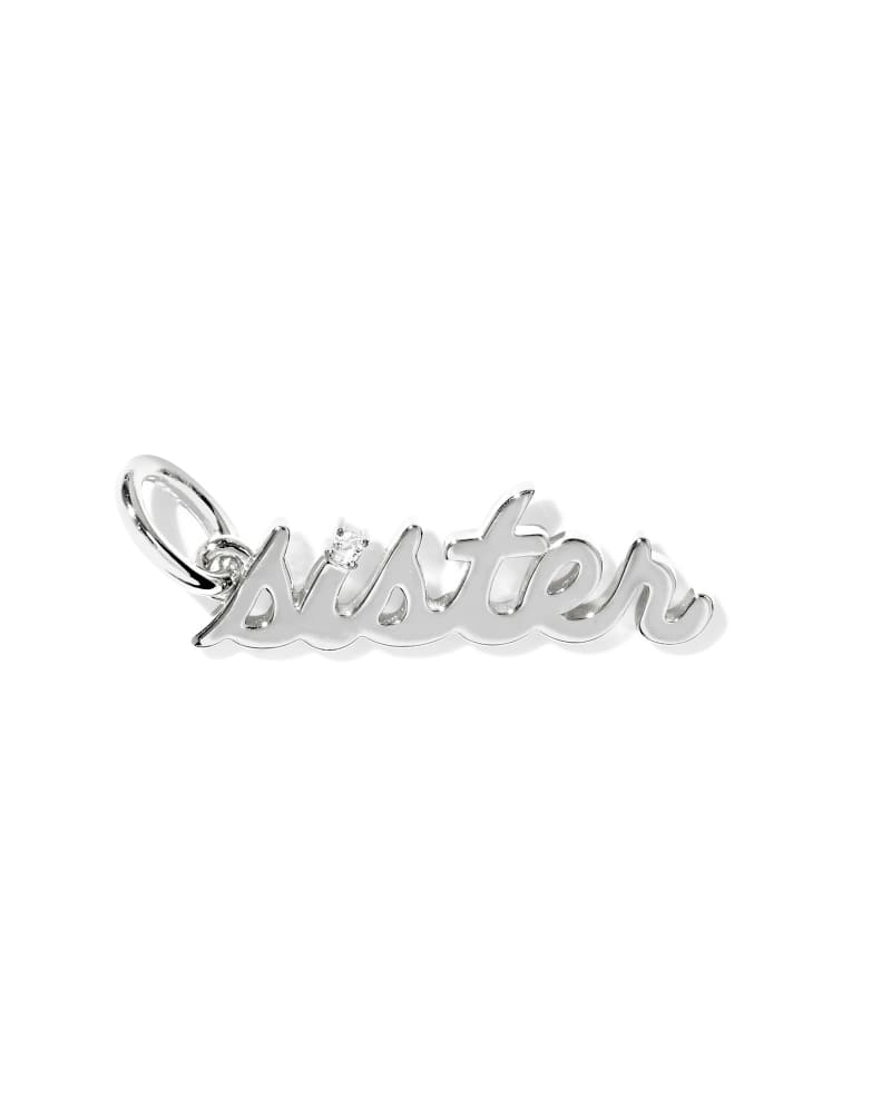 Sister 18k Gold Vermeil & Sterling Silver Charm