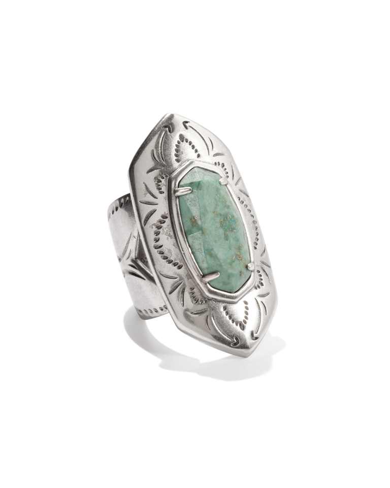 Keziah Vintage Silver Cocktail Ring