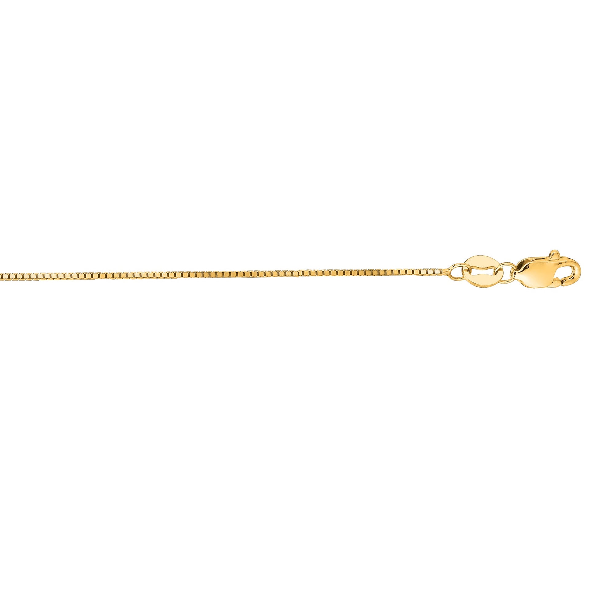 Royal Chain 14K Gold .60mm Classic Box Chain LBOX040