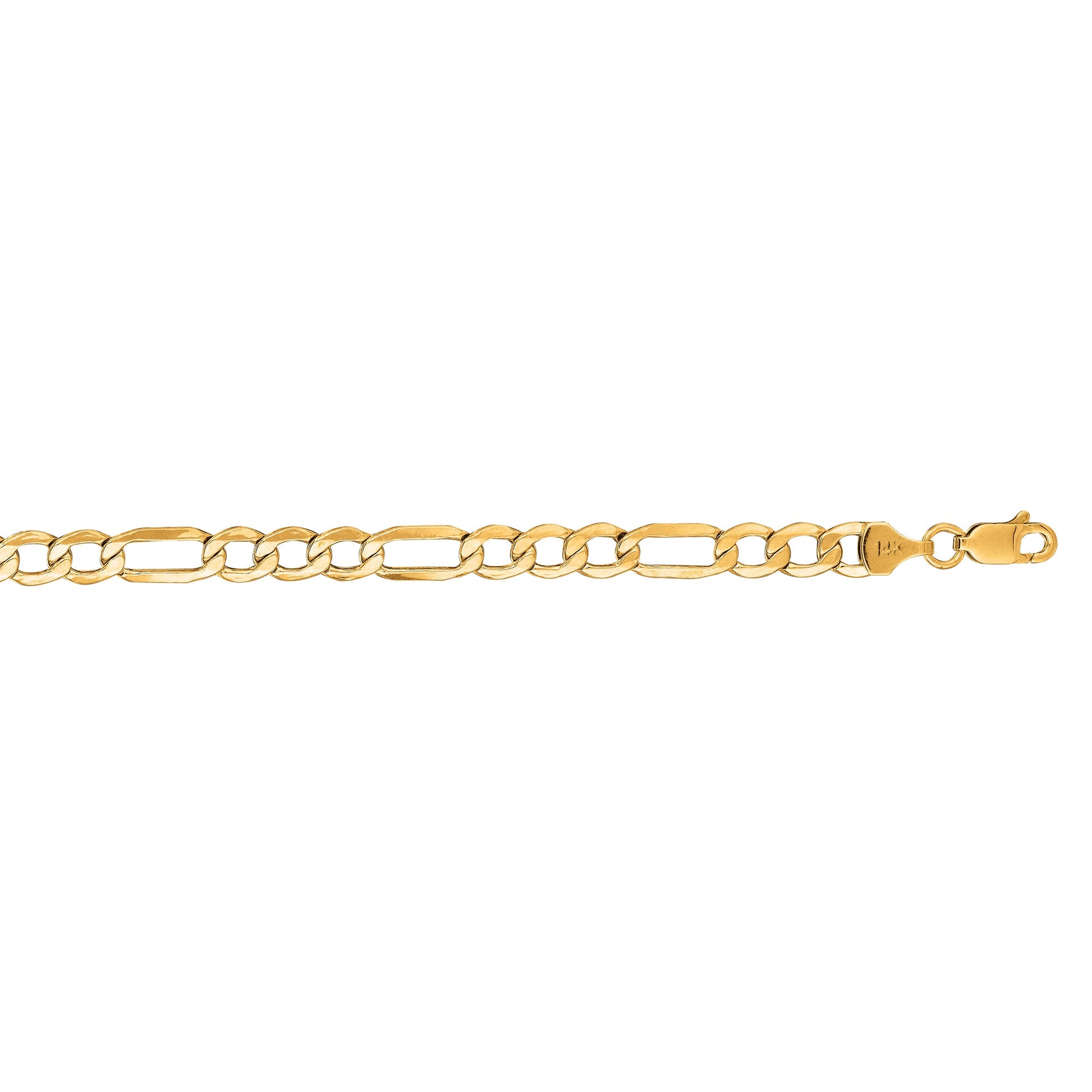 Royal Chain 14K Gold 5.6mm Lite Figaro Chain LFIG120
