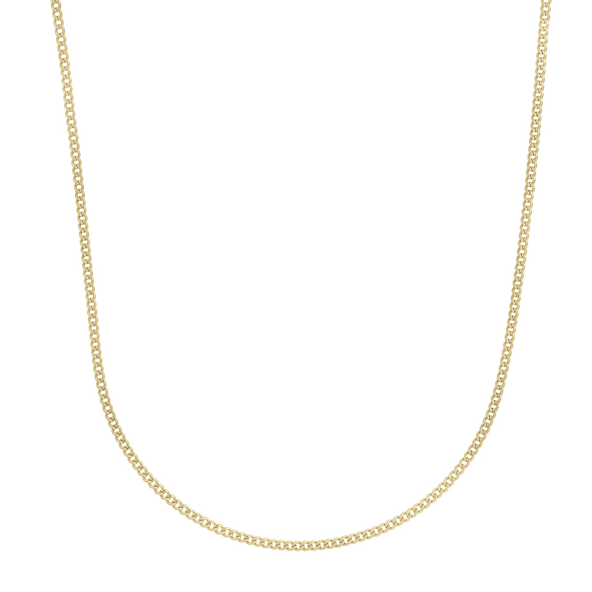 Royal Chain 14K Gold 2.2mm Light Gourmette Chain LGR060