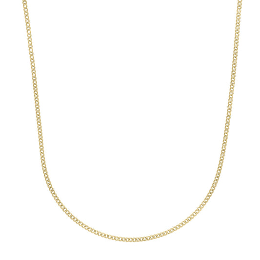 Royal Chain 14K Gold 2.2mm Light Gourmette Chain LGR060