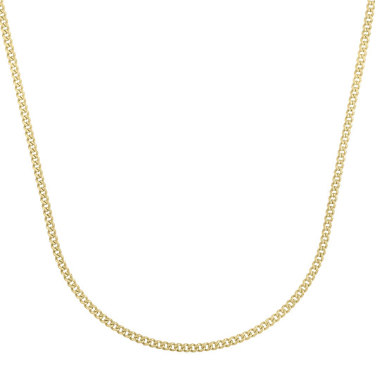 Royal Chain 14K Gold 2.8mm Light Gourmette Chain LGR080