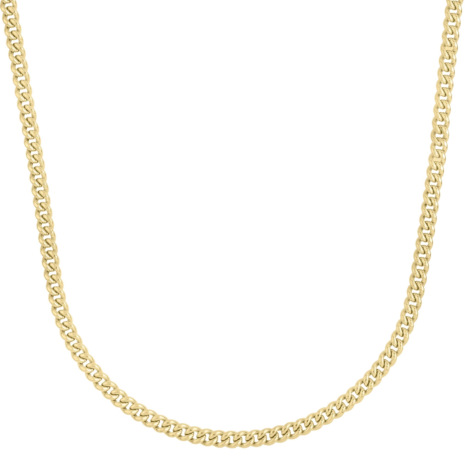 Royal Chain 14K Gold 4.1mm Light Gourmette Chain LGR120