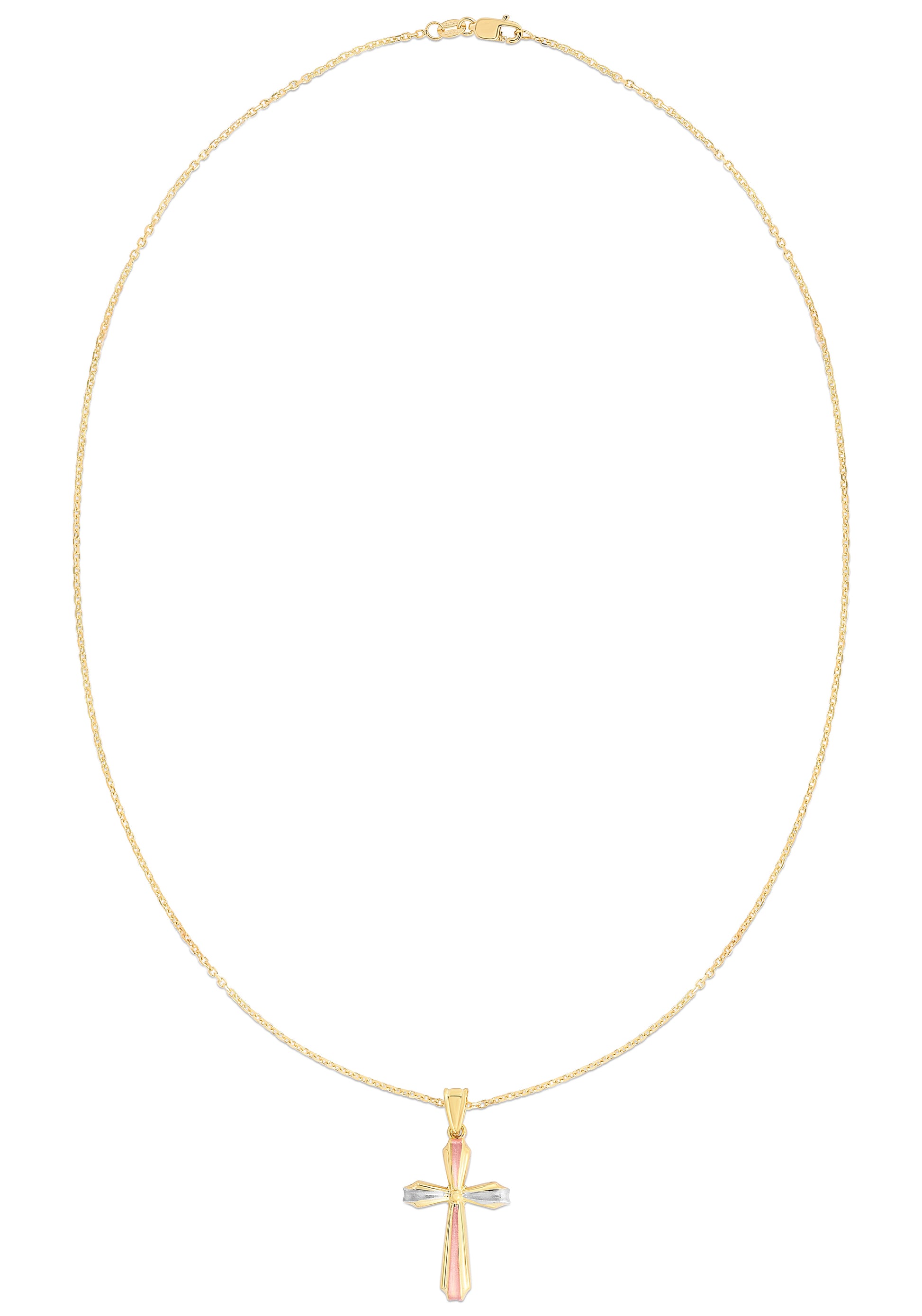 Royal Chain 14K Gold Vintage Cross MD231