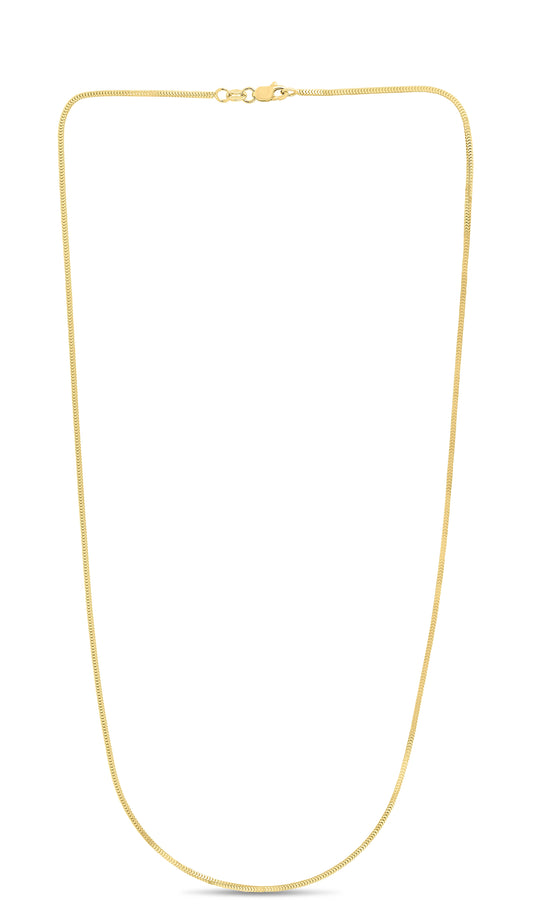 Royal Chain 14K Gold 1.1mm Milano Chain MIL010