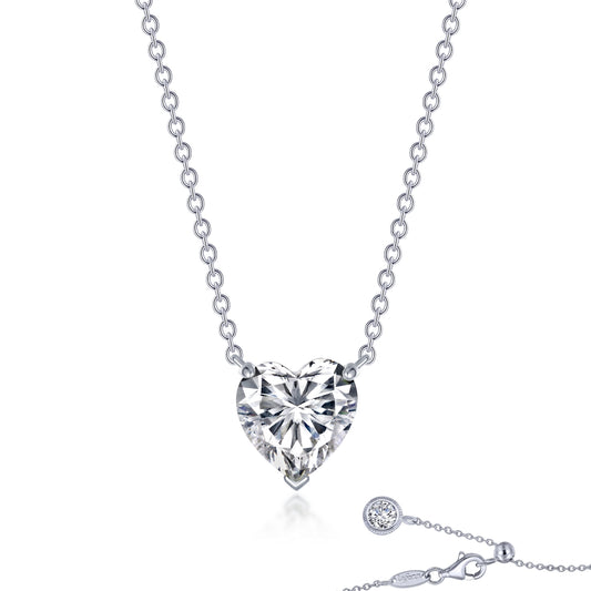 Lafonn Heart Solitaire Necklace