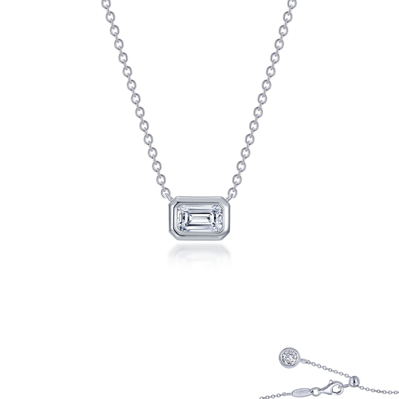 lafonn-east-west-bezel-set-emerald-cut-solitaire-choker-necklace