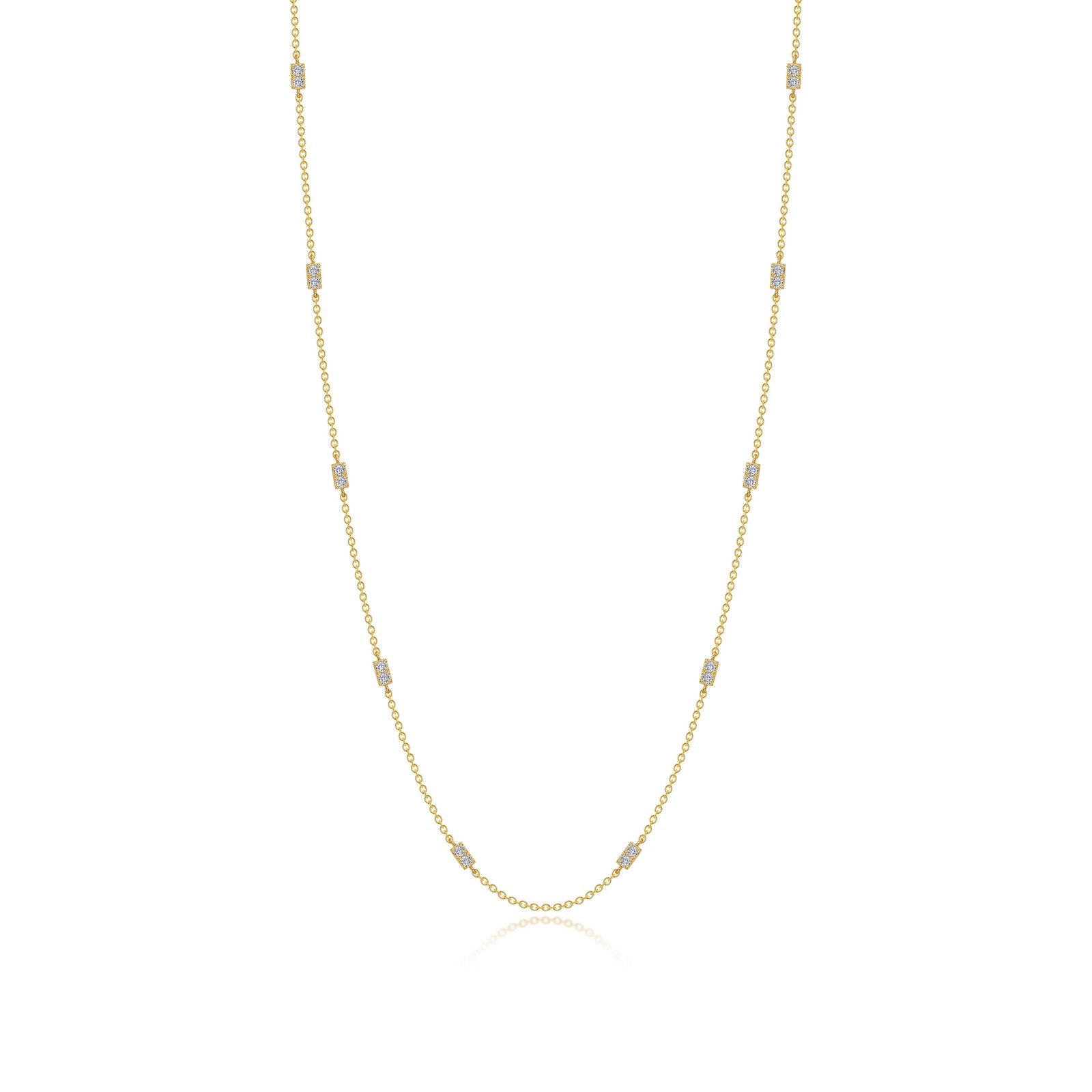 Lafonn 0.6 CTW Adjustable Station Necklace