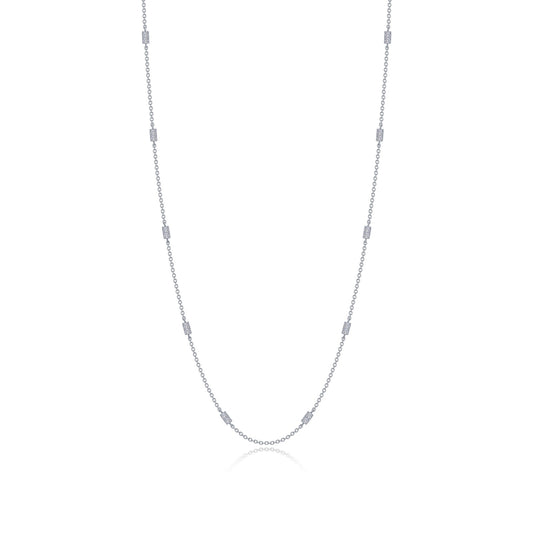 Lafonn 0.72 CTW Adjustable Station Necklace