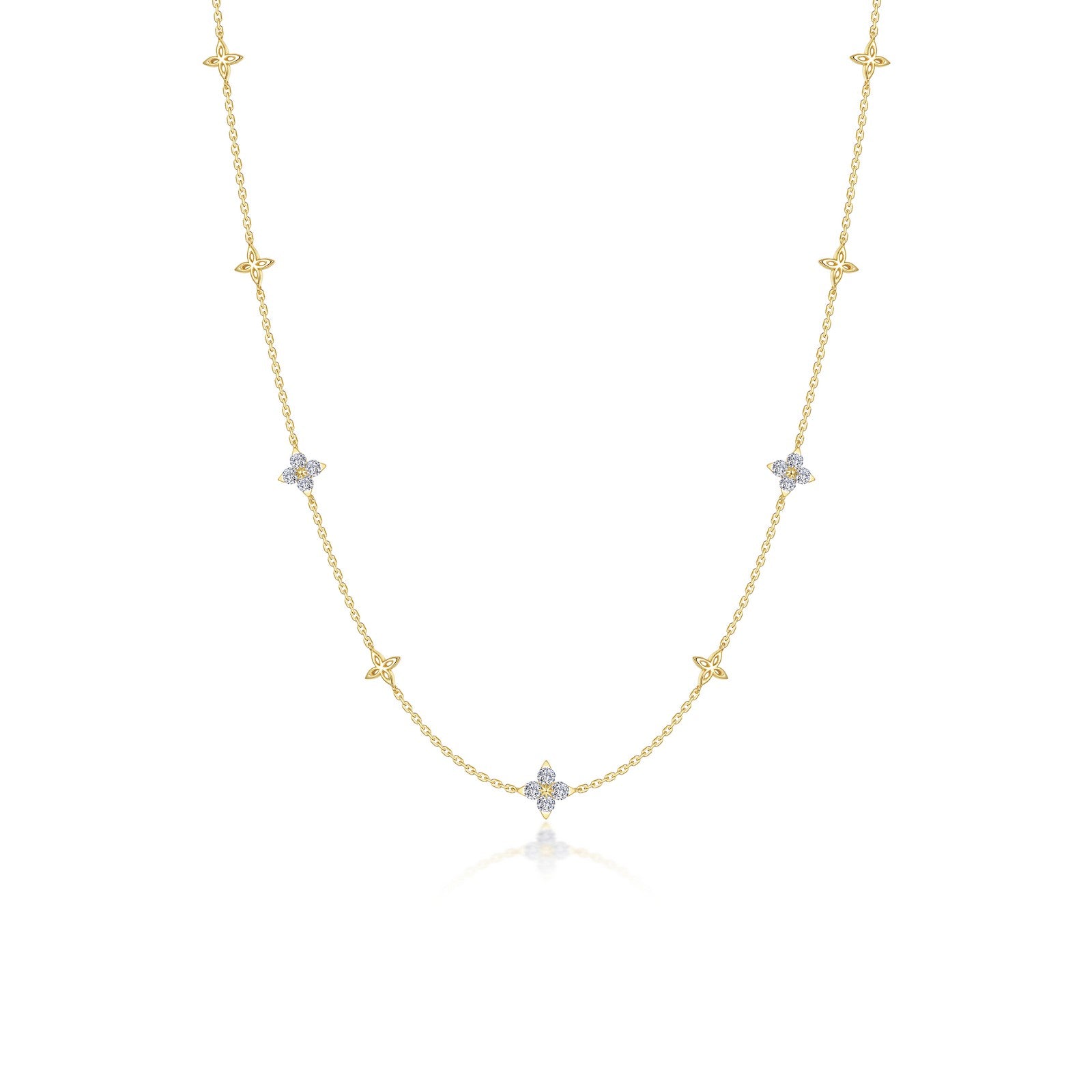 Lafonn Trillium Station Necklace
