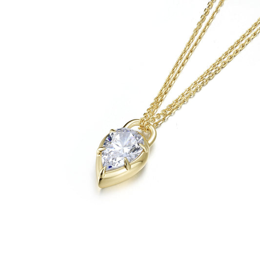 lafonn-double-chain-pear-necklace