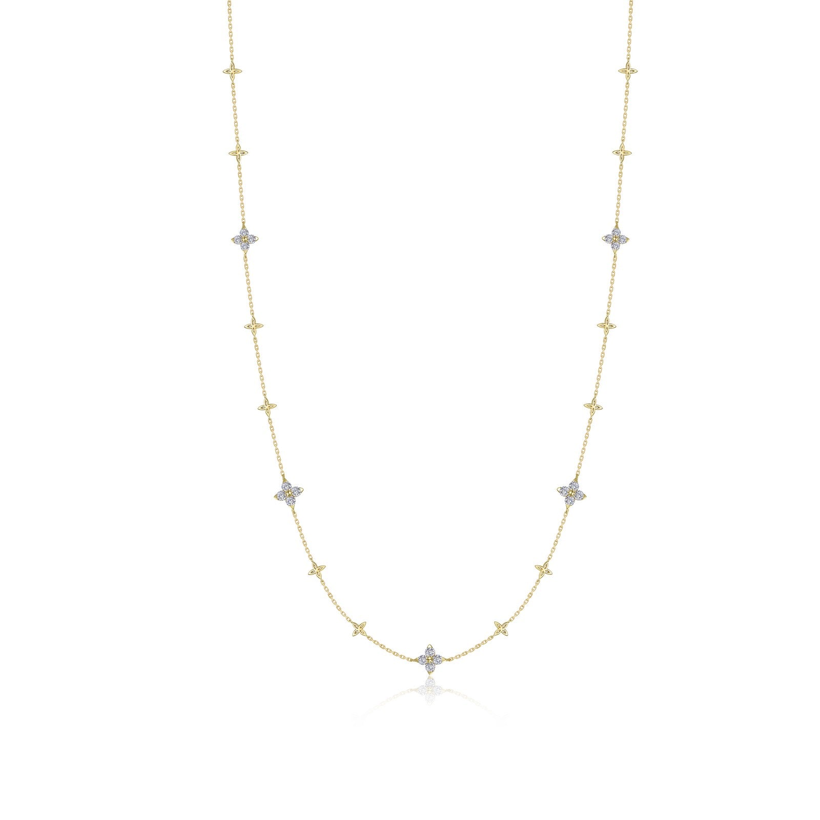 Lafonn Trillium Station Necklace