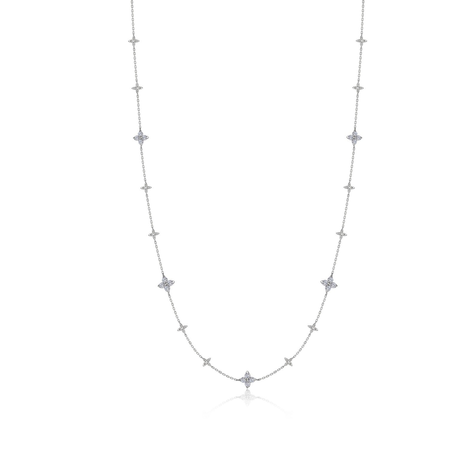 Lafonn Trillium Station Necklace