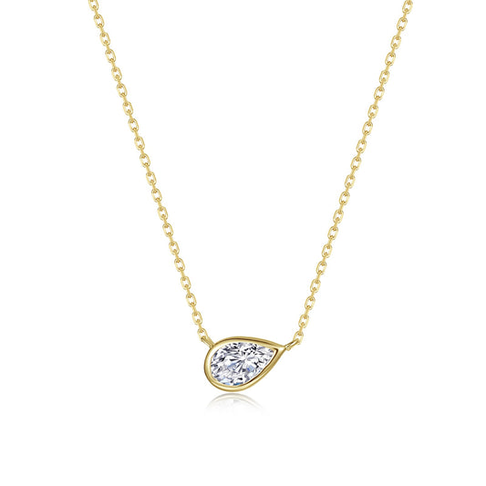 lafonn-east-west-bezel-pear-solitaire-necklace