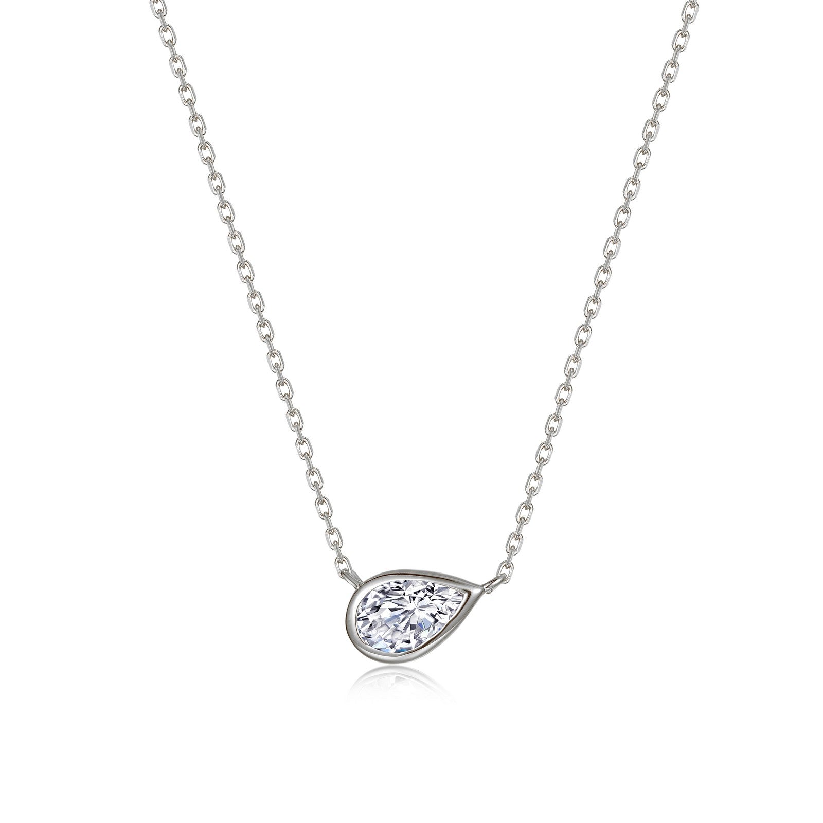lafonn-east-west-bezel-pear-solitaire-necklace